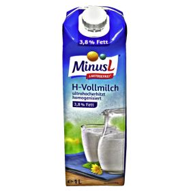 MinusL H-Milch, je 1 l