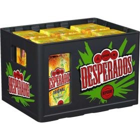 Biermischgetränk Desperados, Tequila-Aroma, 5,9 % (6x Träger in der Kiste zu je  4x 0,330 Liter)