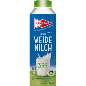 Frische Weidemilch, länger haltbar 3,9% Fett