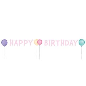 Link zu  Partykette Happy Birthday Pastel