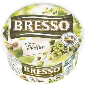 Frischkäse, grüner Pfeffer