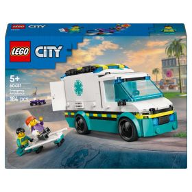 LEGO City Rettungswagen - Bauspielzeug für Kleinkinder ab 5 Jahren 60451