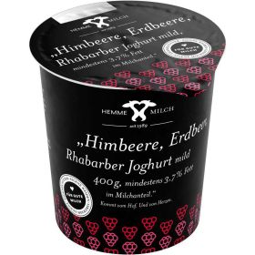 Joghurt Himbeere, Erdbeere, Rhabarber