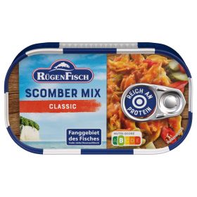 Makrelenfilets mit Gemüse & Tomatenmark Scomber Mix