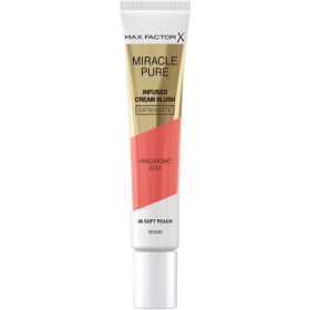 Miracle Pure Infused Liquid Blush Satin Matt, 06 Soft Peach