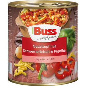 Nudeltopf mit Schweinefleisch & Paprika, ungarischer Art