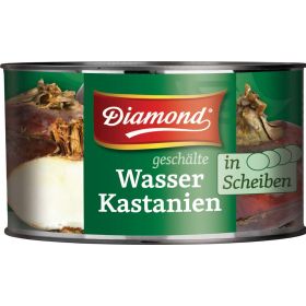 Link zu  Wasserkastanien, geschält und in Scheiben