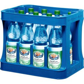 Mineralwasser, Medium (12x 1,000 Liter)