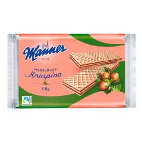 Knuspino Waffeln mit Haselnusscreme-Füllung