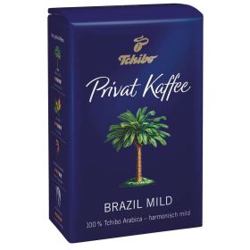 Privatkaffee Brazil mild, ganze Bohne