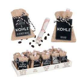 Geld Geschenke, Kohlesack, sortiert