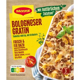 Fix-Würzmischung, Bologneser Gratin