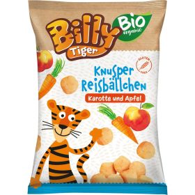 Bio Knusper Reisbällchen, Karotte & Apfel