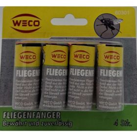 Fliegenfänger, 4 Stück