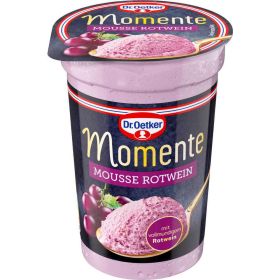 Rotwein-Mousse