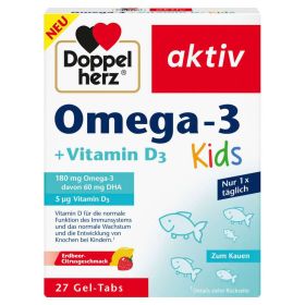 Omega-3+Vitamin D3 Kids Gel-Tabs