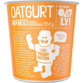 Oatgurt, Hafer-Joghurtalternative Mango, ungesüßt vegan