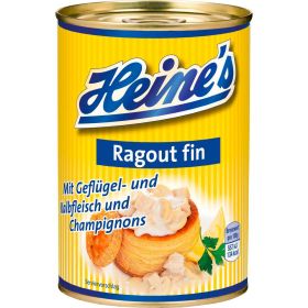 Link zu  Geflügel-Kalbfleisch-Ragout Fin mit Champignons
