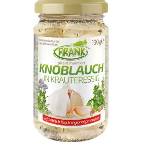 Knoblauch, in Kräuteressig