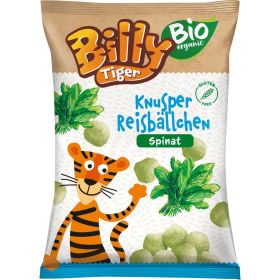 Bio Knusper Reisbällchen, Spinat