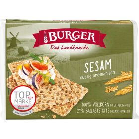 Roggenvollkorn-Knäckebrot, Sesam