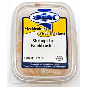 Shrimps in Knoblauchöl