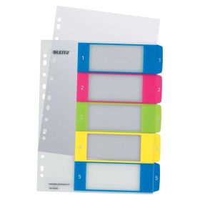 Link zu  Beschriftbares Register, A4, 5 Blatt, mehrfarbig