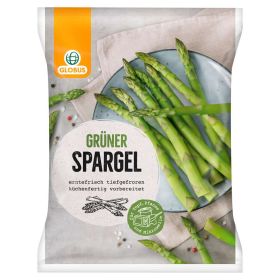 Grüner Spargel, tiefgekühlt