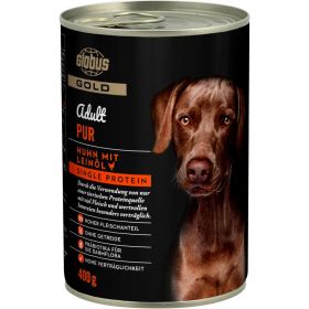 Link zu  Hunde-Nassfutter, Huhn/Leinöl