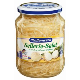 Sellerie-Salat, in Streifen