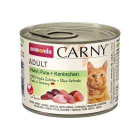 Katzen-Nassfutter Carny, Huhn/Pute/Kaninchen