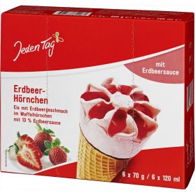 Jeden Tag Waffelhörnchen, je 6 x 120 ml