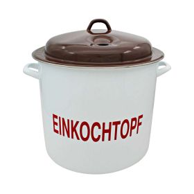 Einkochtopf Emaille