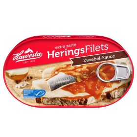 Heringsfilets in Zwiebel-Sauce