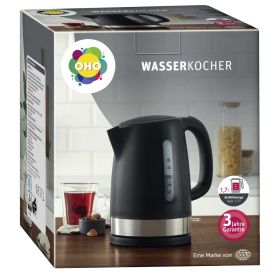 Wasserkocher 1,7L, schwarz