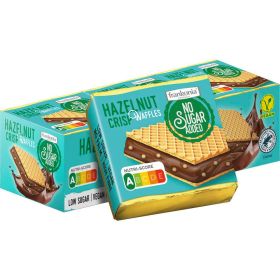 Haselnuss-Kakao-Waffelschnitte, vegan