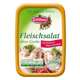 Fleischsalat, ohne Gurke