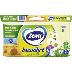 Zewa bewährt Toilettenpapier, je 8 x 150 Blatt