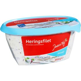 Heringsfilet Joghurt, Zwiebel & Schnittlauch