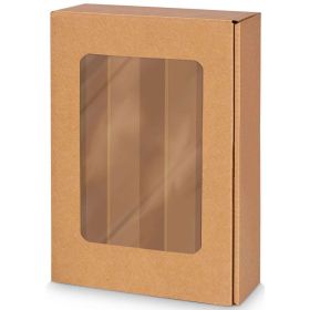 Passepartout-Geschenkbox 3er, Natur