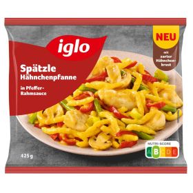 Spätzle-Hähnchenpfanne, tiefgekühlt