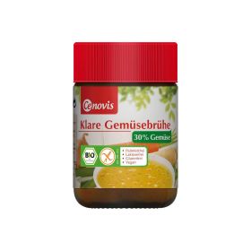 Klare Gemüsebrühe, feinkörnig