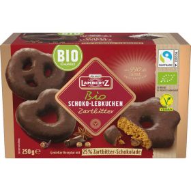 Bio Lebkuchen Herze/Sterne/Brezeln, Zartbitter