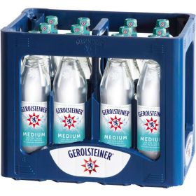 Mineralwasser, Medium (12x 0,750 Liter)