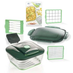 Link zu  Nicer Dicer Chef, Set 9-tlg., grün