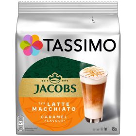 Kaffee Kapseln, Latte Macchiato Caramel