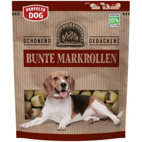 Hunde-Snack, Bunte Markrollen