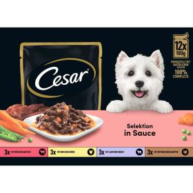 Hunde-Nassfutter, Selection in Sauce