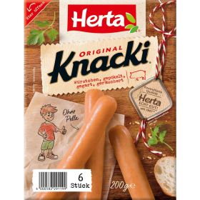 Würstchen Knacki, Original