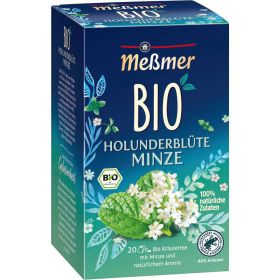 Bio Kräutertee, Holunderblüte Minze